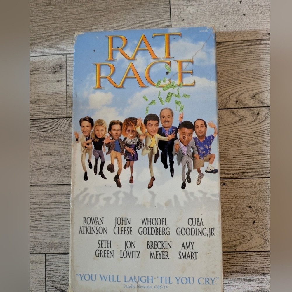 Rat Race VHS Tape- Hilarious Comedy Adventure